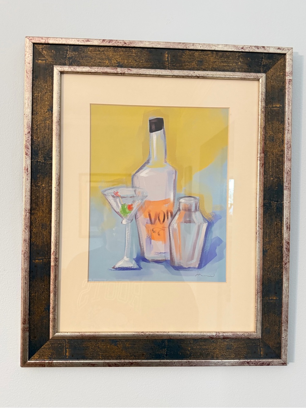 Framed Still Life Cocktail Print